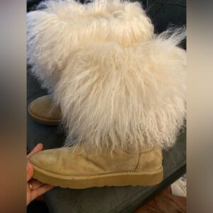 UGG magnolia hair boots women’s size 10